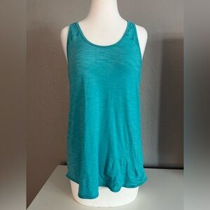Lululemon Tank-top- used- heathered aqua- size 10